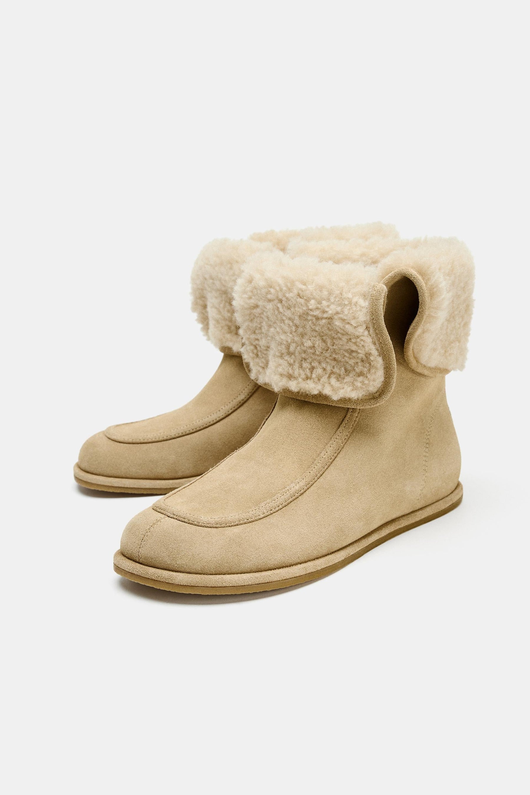 SUEDE ANKLE BOOTS
