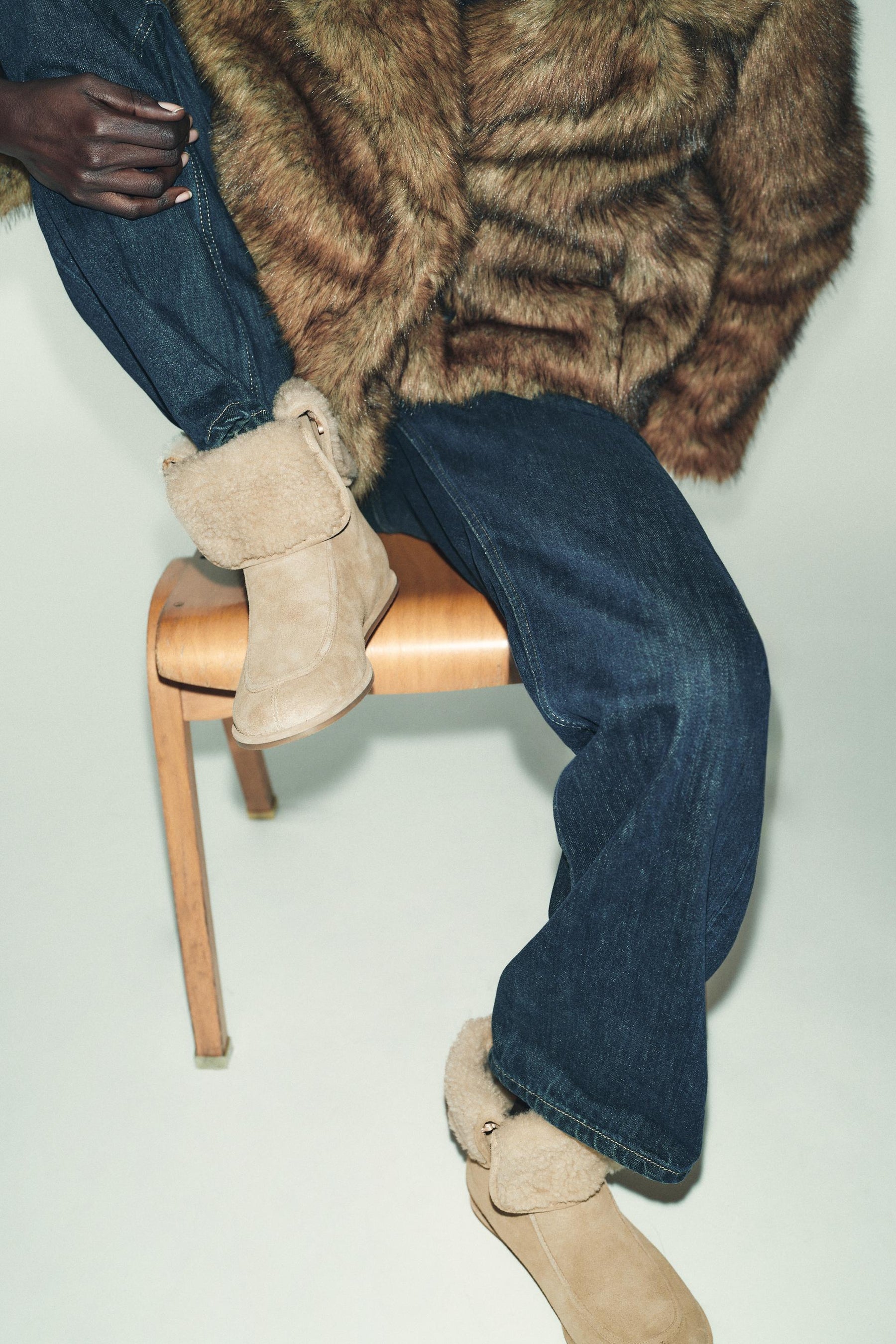 SUEDE ANKLE BOOTS