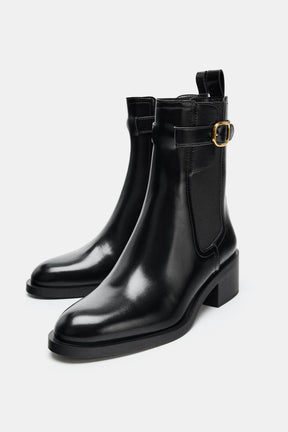 ANKLE BOOTS WITH BUCKLE