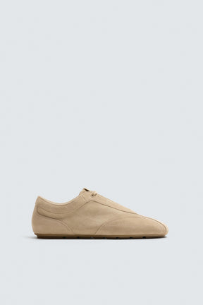 ULTRA-THIN SOLE LEATHER TRAINERS - Image 3