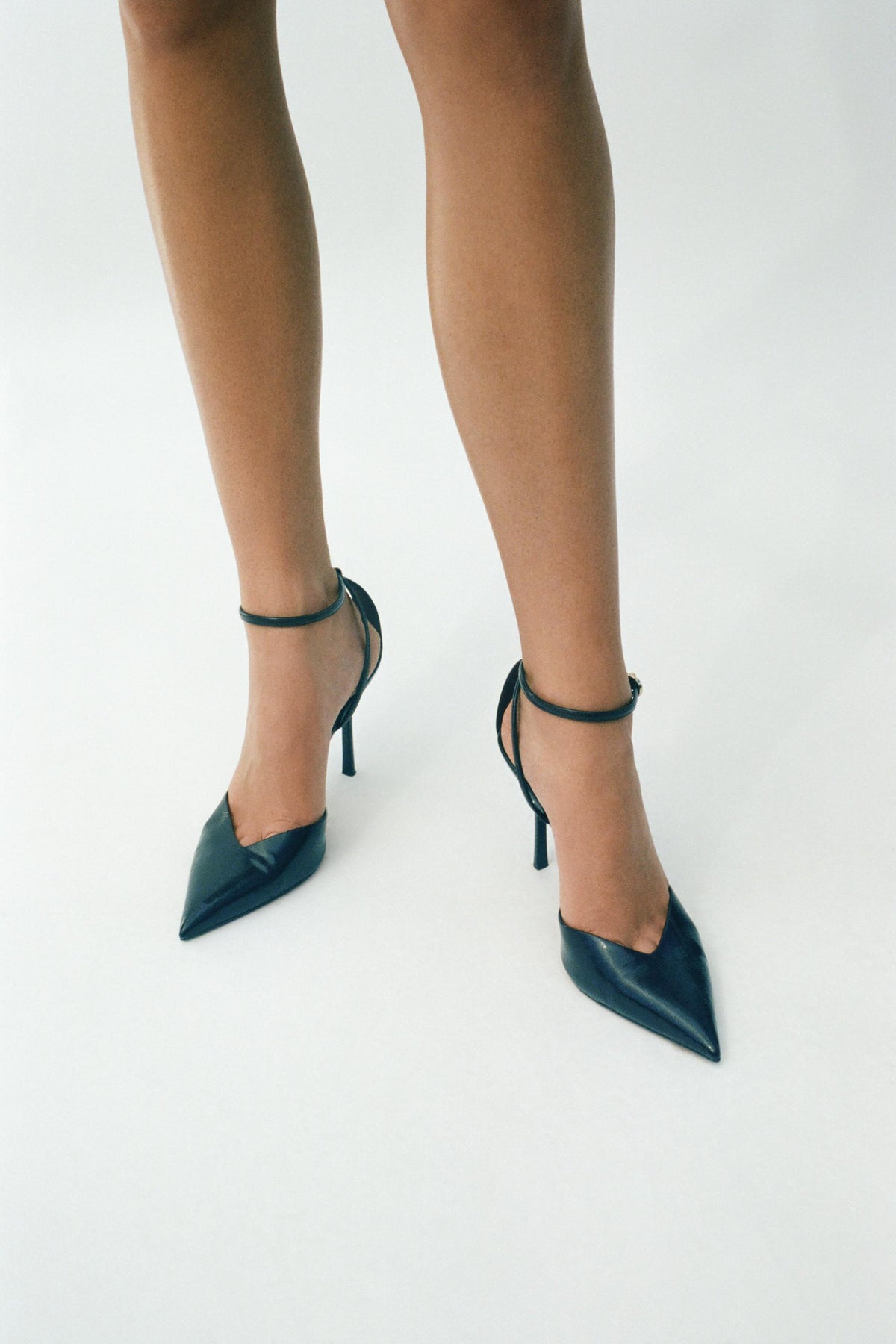 Slingback Heels with Strap