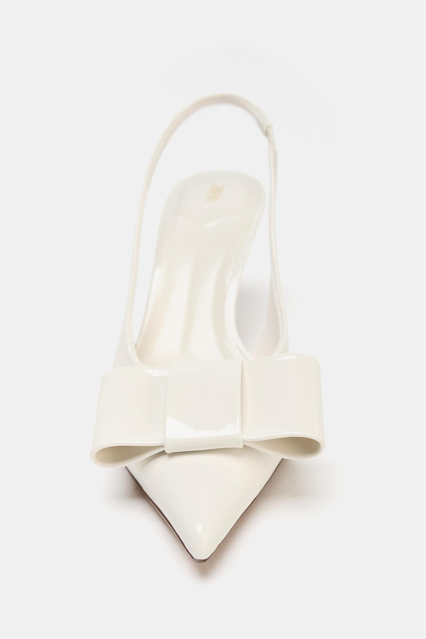 Slingback Heels with Bow