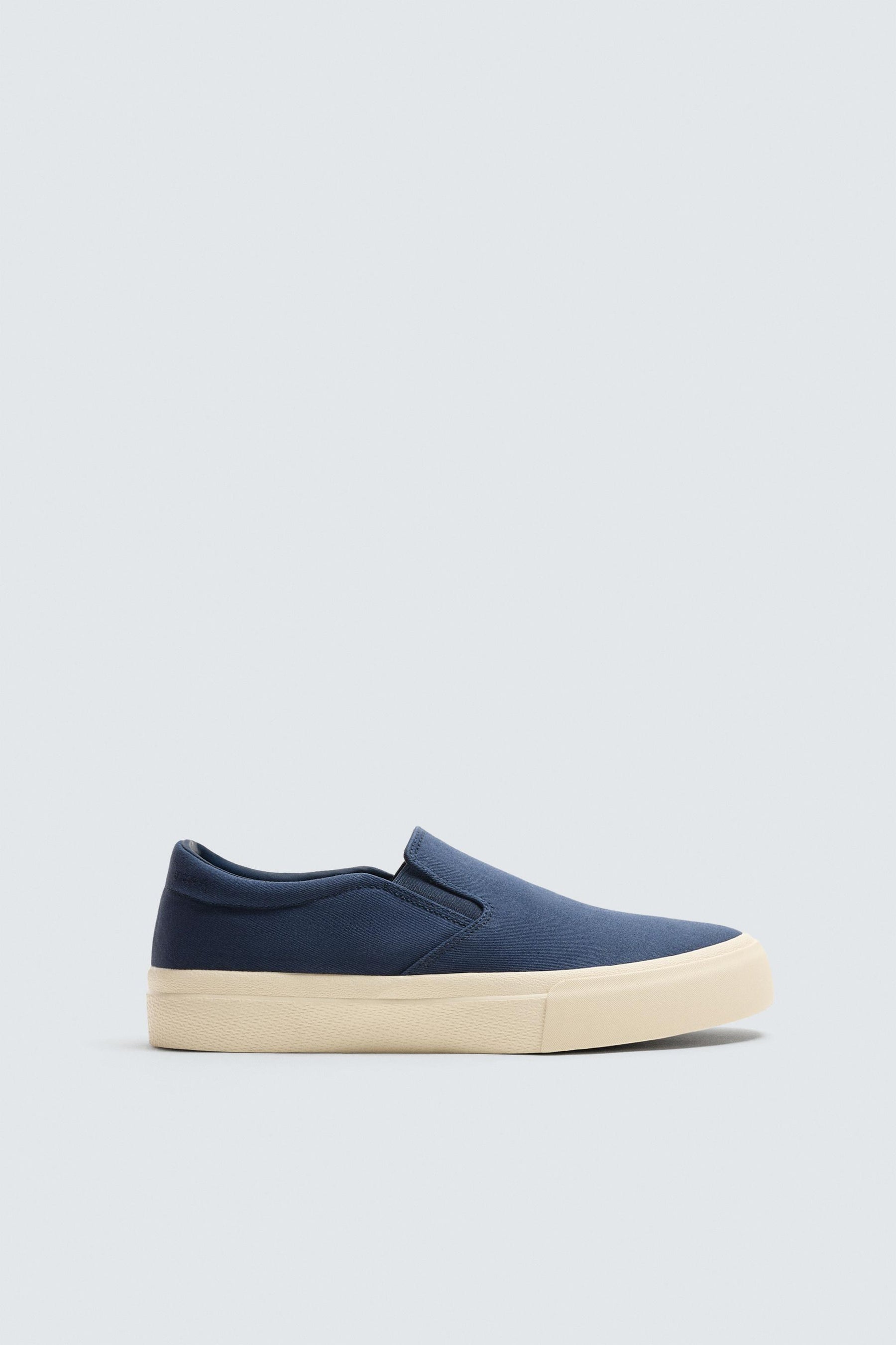 FABRIC LACELESS TRAINERS - Image 4