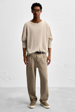 FABRIC LACELESS TRAINERS - Image 1