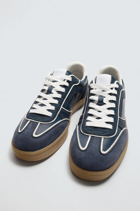 Contrast Sole Sneakers