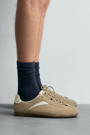 LEATHER TRAINERS - Image 1