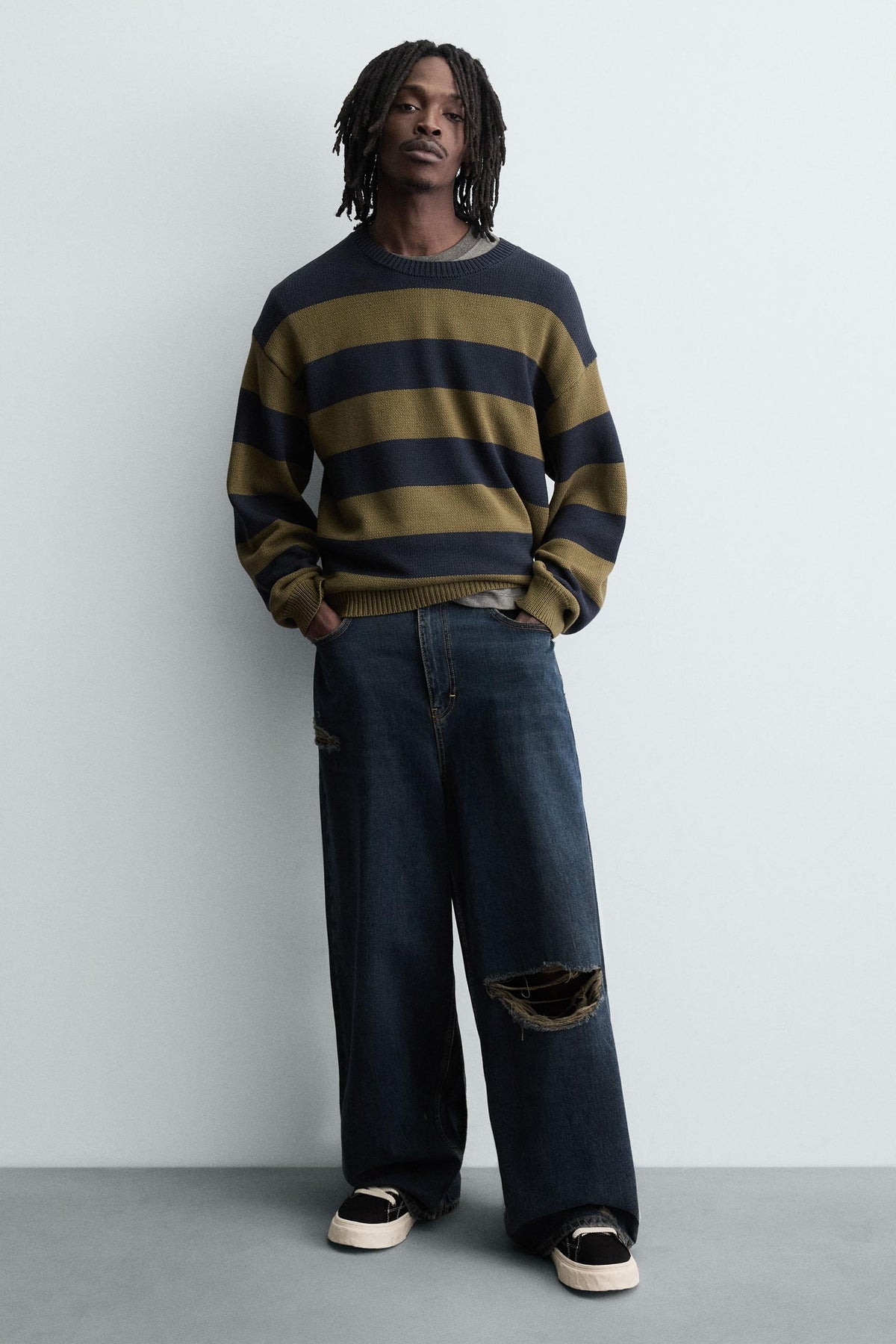 CHUNKY FABRIC TRAINERS - Image 1