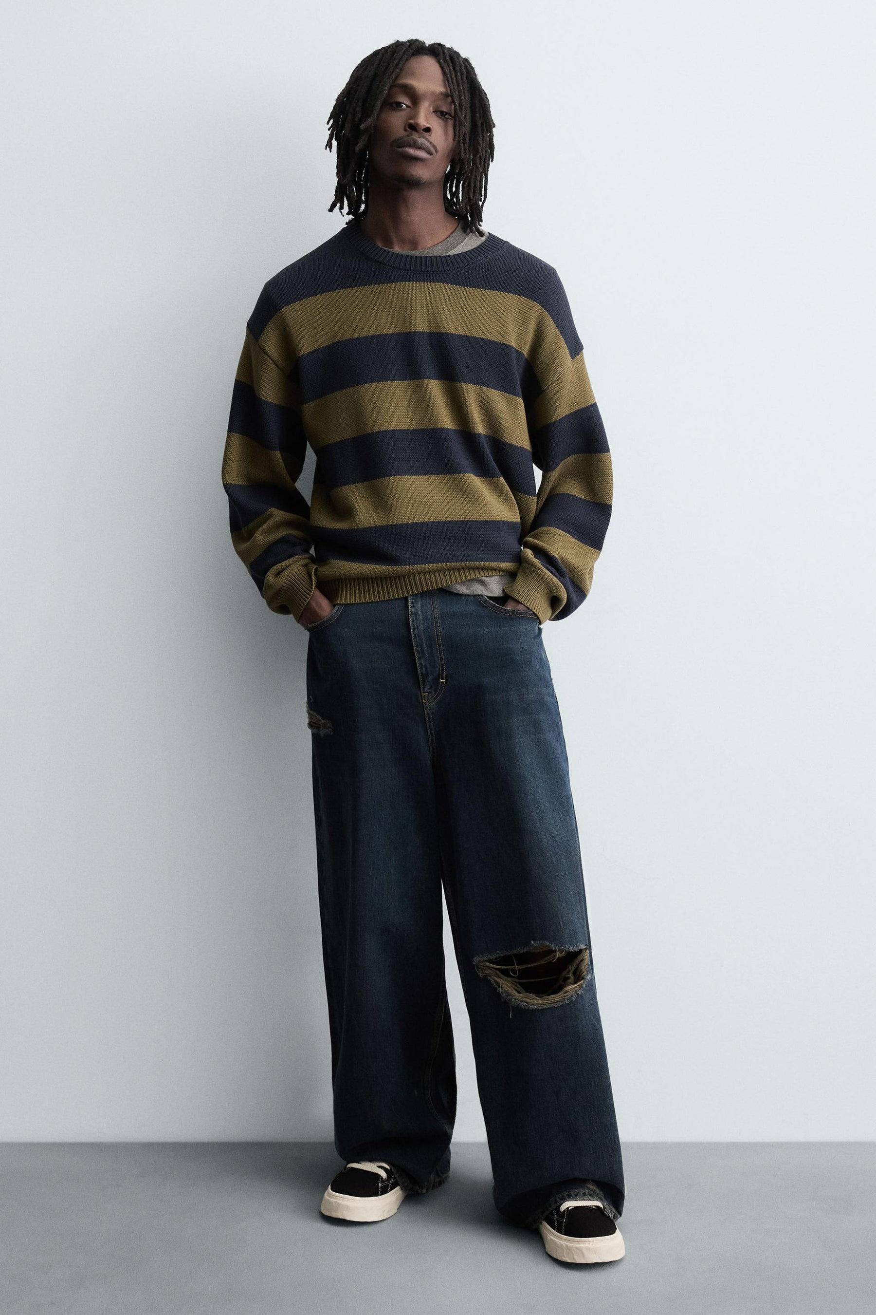 CHUNKY FABRIC TRAINERS - Image 1