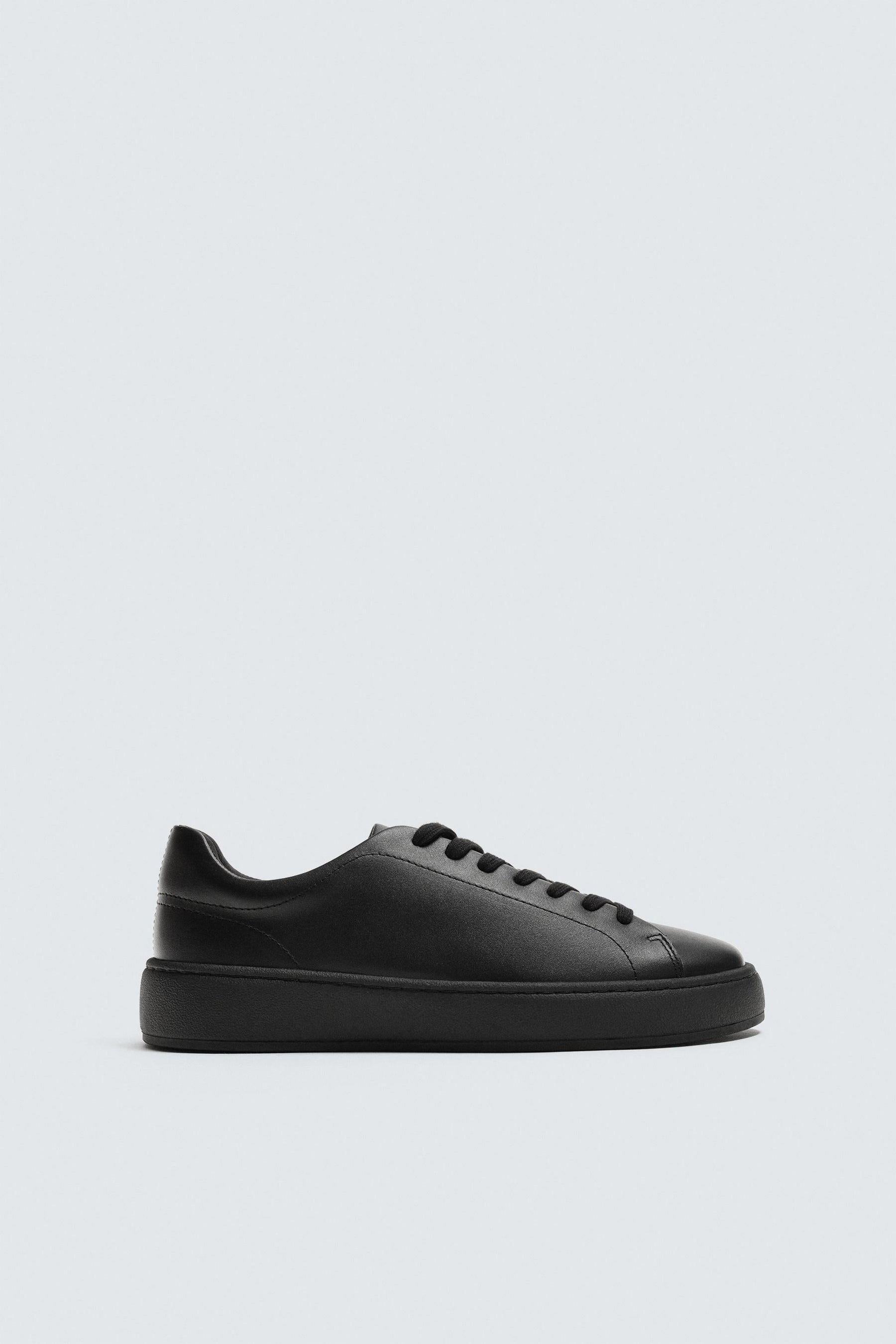 CHUNKY LEATHER TRAINERS - Image 4