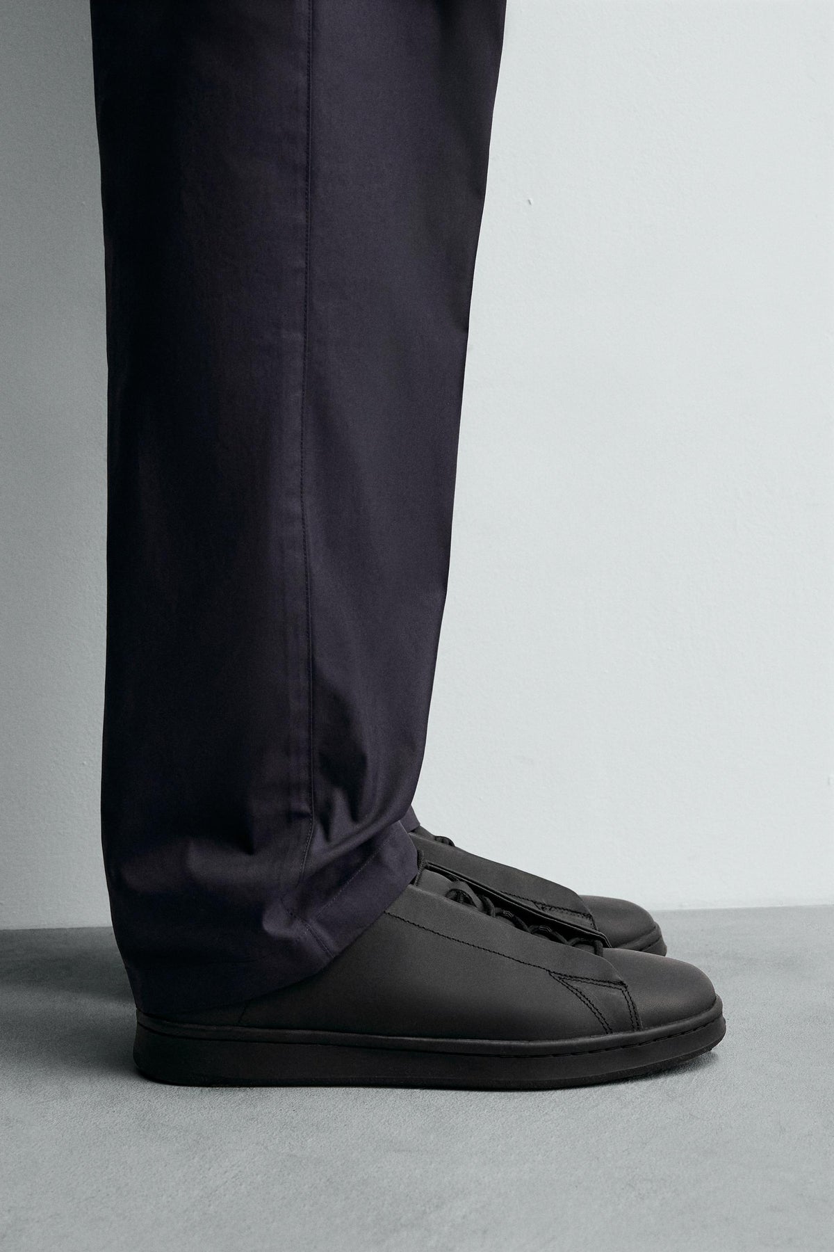 LEATHER TRAINERS - Image 1