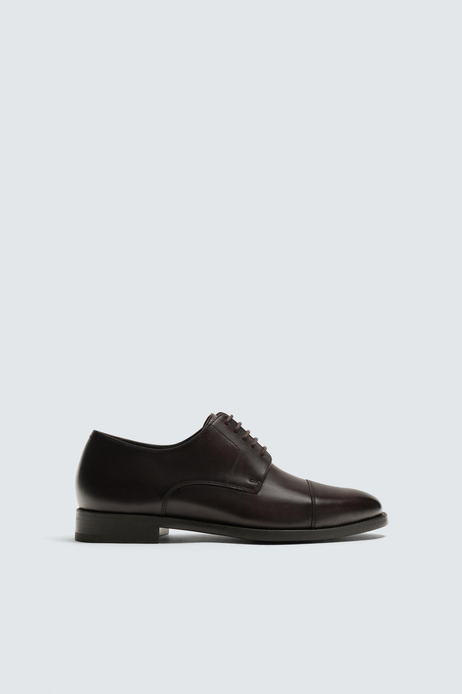 LEATHER DERBY SHOES - Image 4