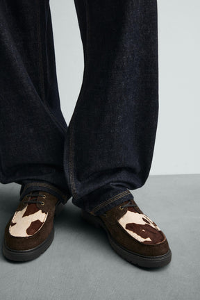 Animal Print Leather Shoes