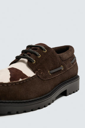 Animal Print Leather Shoes