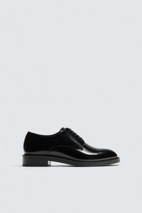 LEATHER DERBY SHOES