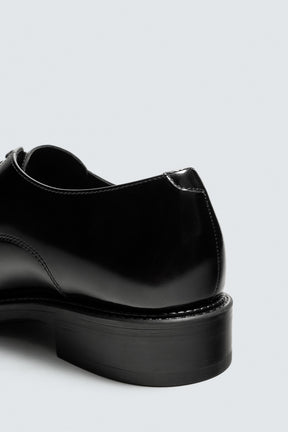 LEATHER DERBY SHOES
