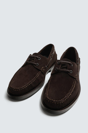 LIMITED EDITION SPLIT SUEDE DECK SHOES - Image 5