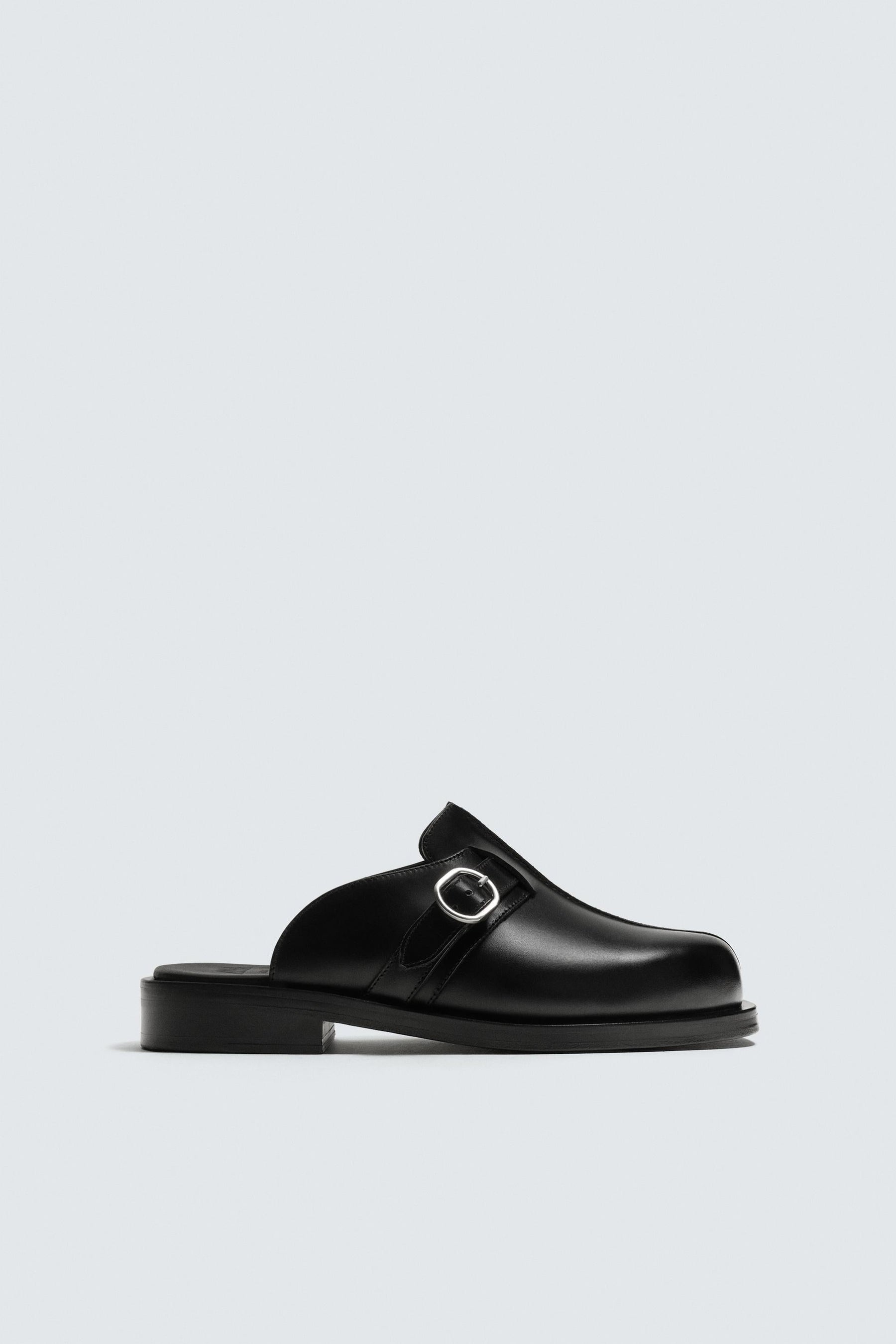 LEATHER BUCKLE CLOGS LIMITED EDITION - Image 4