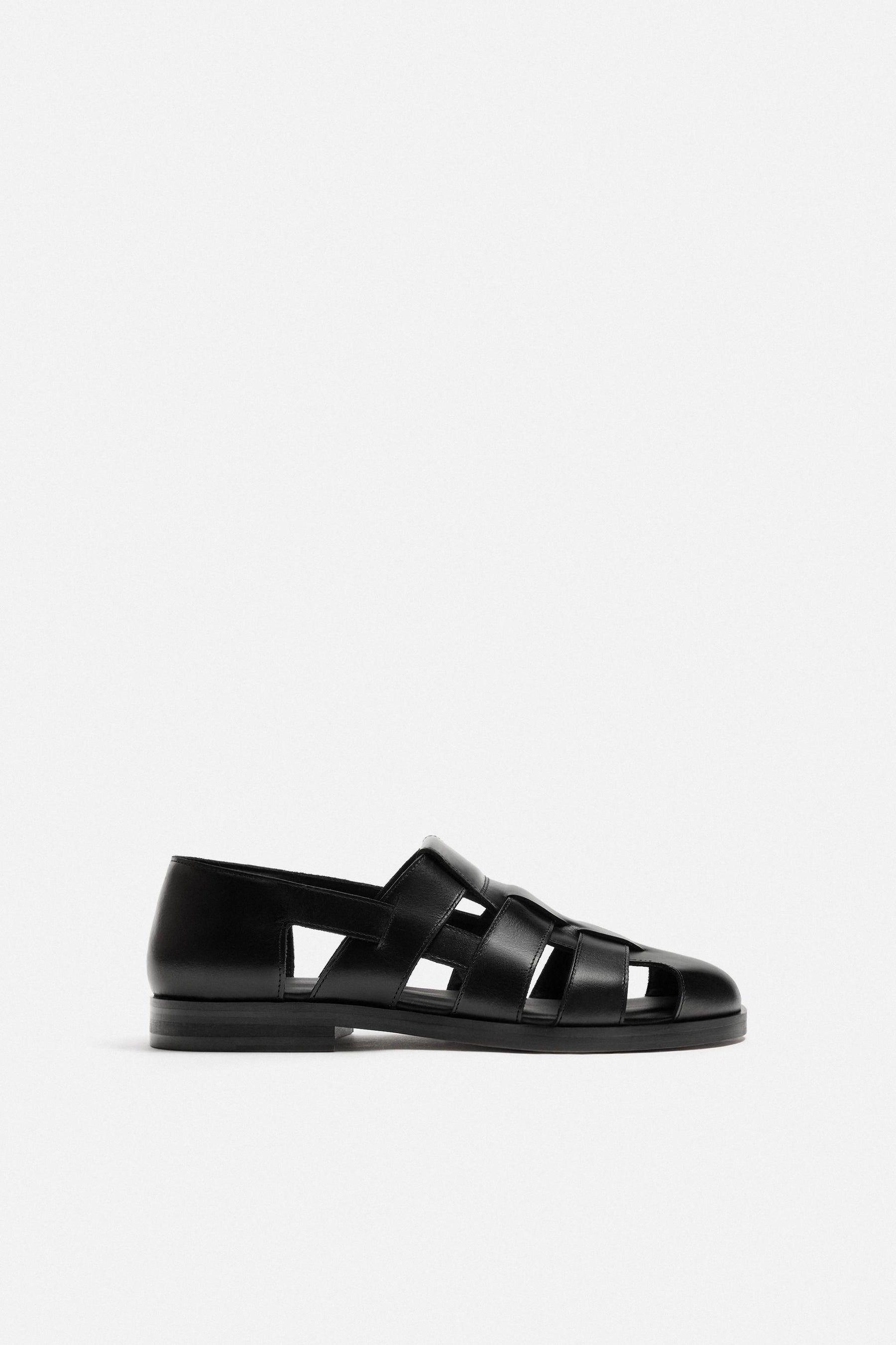 LEATHER CAGE SANDALS - LIMITED EDITION - Image 1