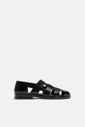 LEATHER CAGE SANDALS - LIMITED EDITION - Image 1