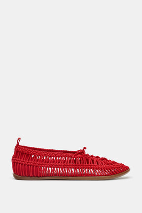 Braided Lace-up Shoes