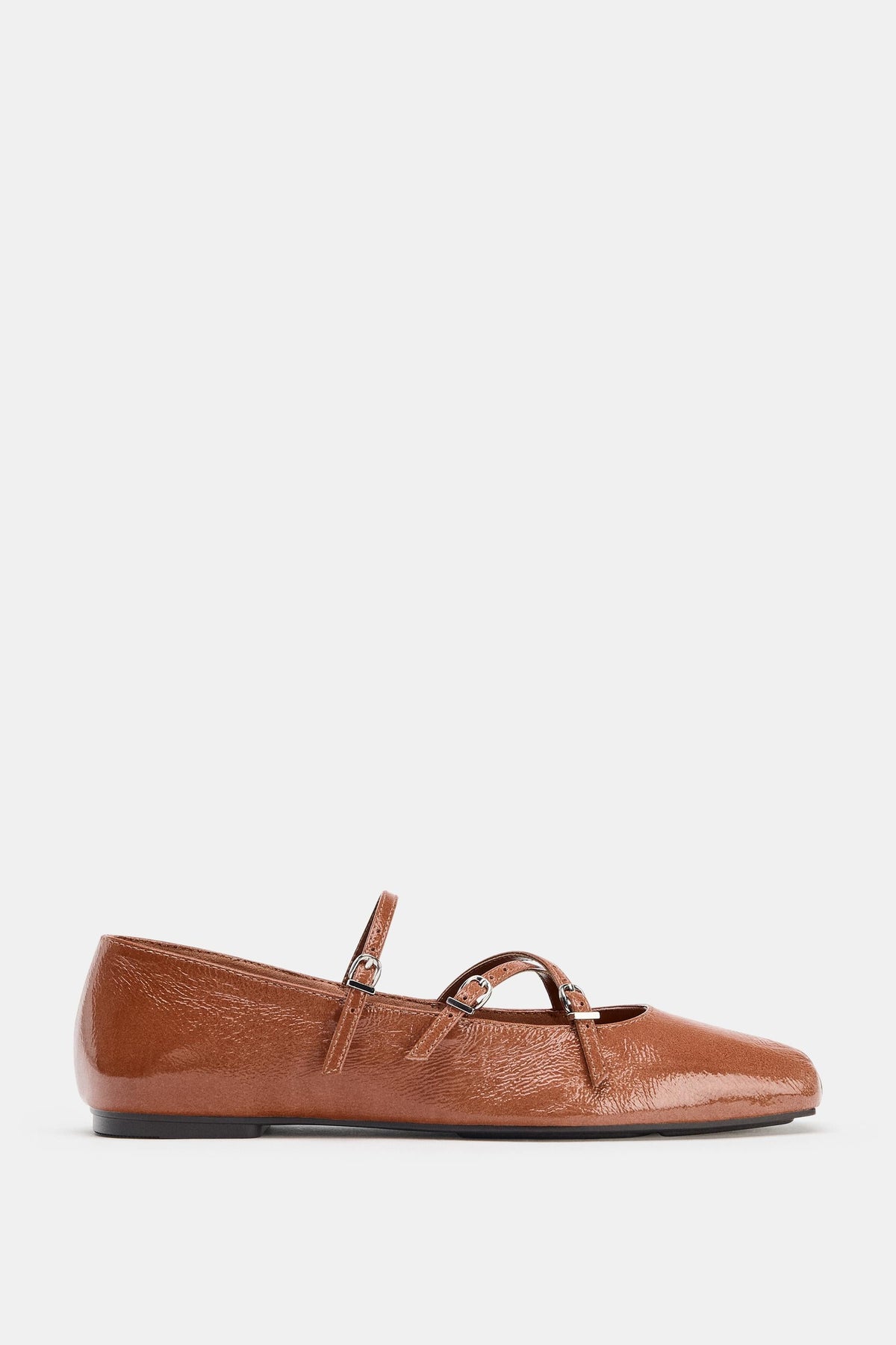 Leather Ballerina Flats