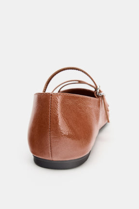 Leather Ballerina Flats