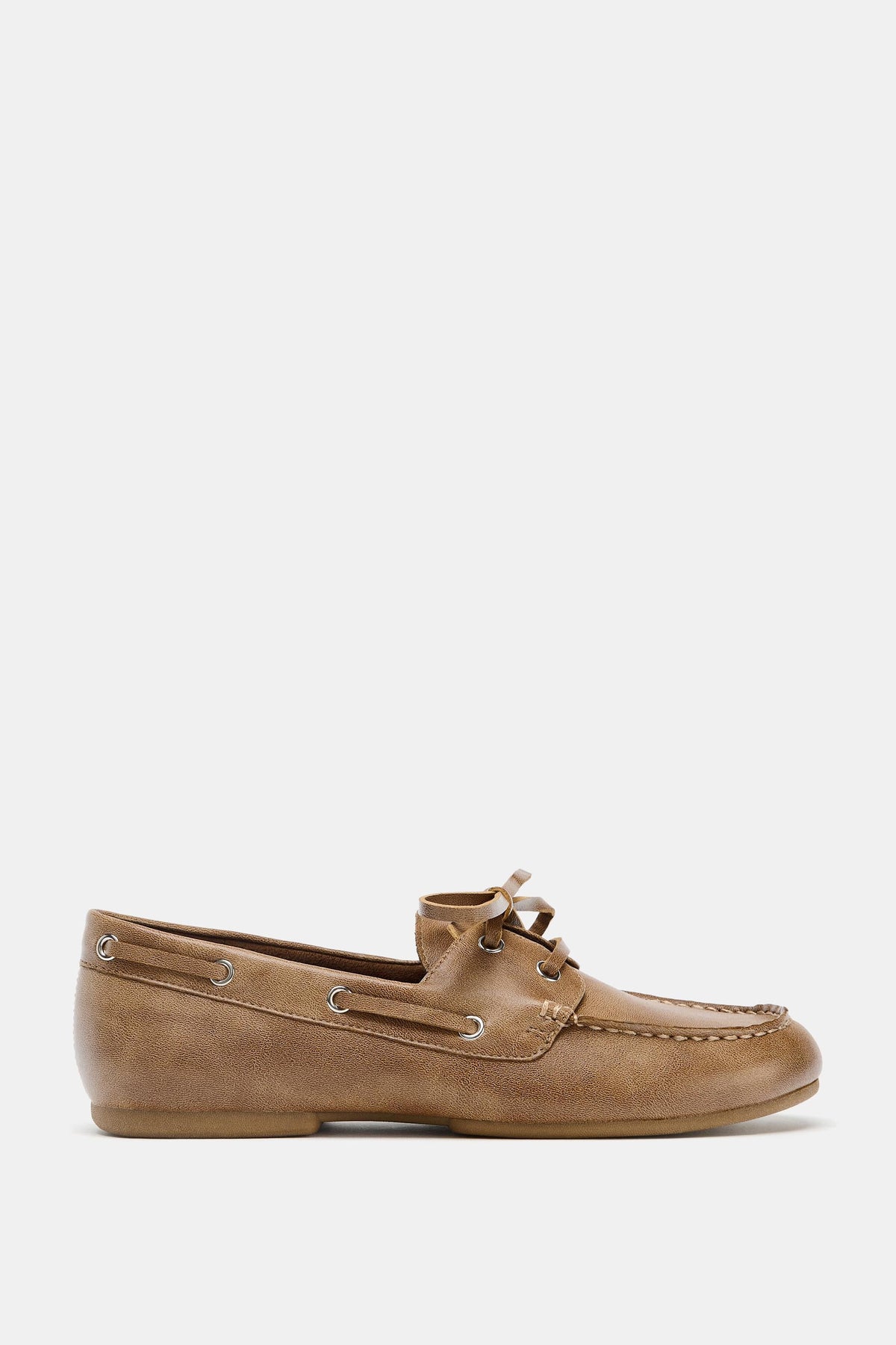 Lace-up Flat Shoes