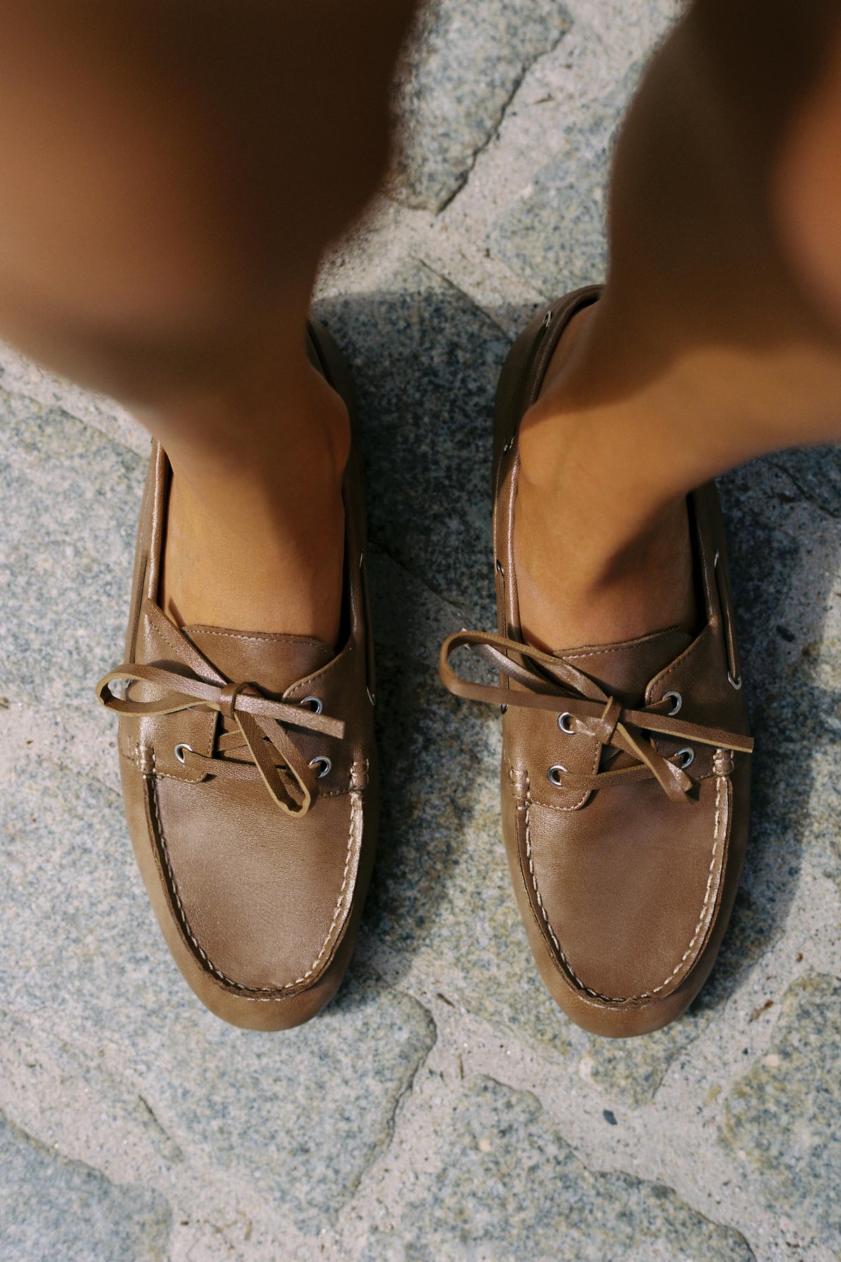 Lace-up Flat Shoes