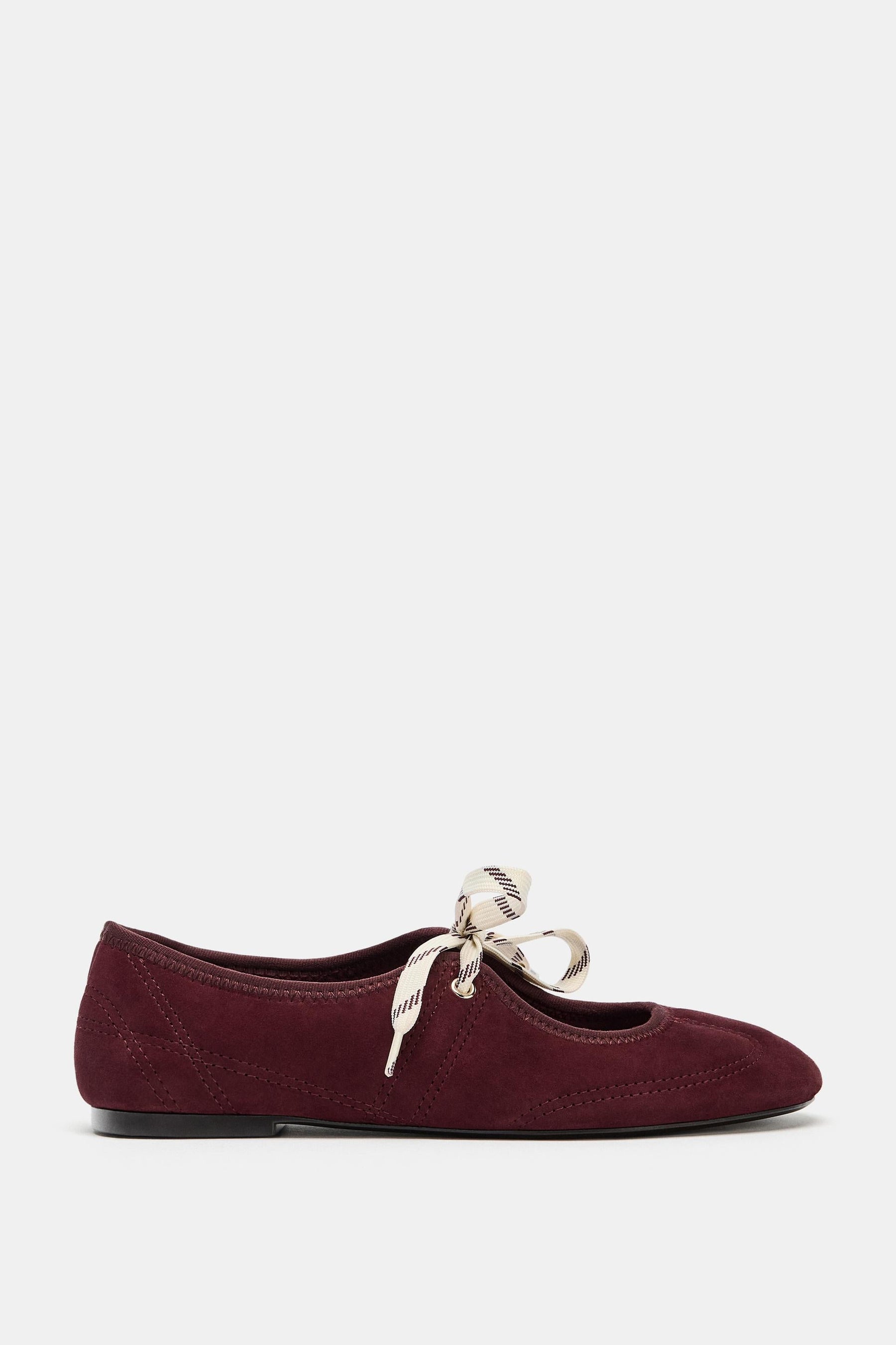 Wildleder-Ballerinas