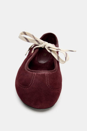 Wildleder-Ballerinas