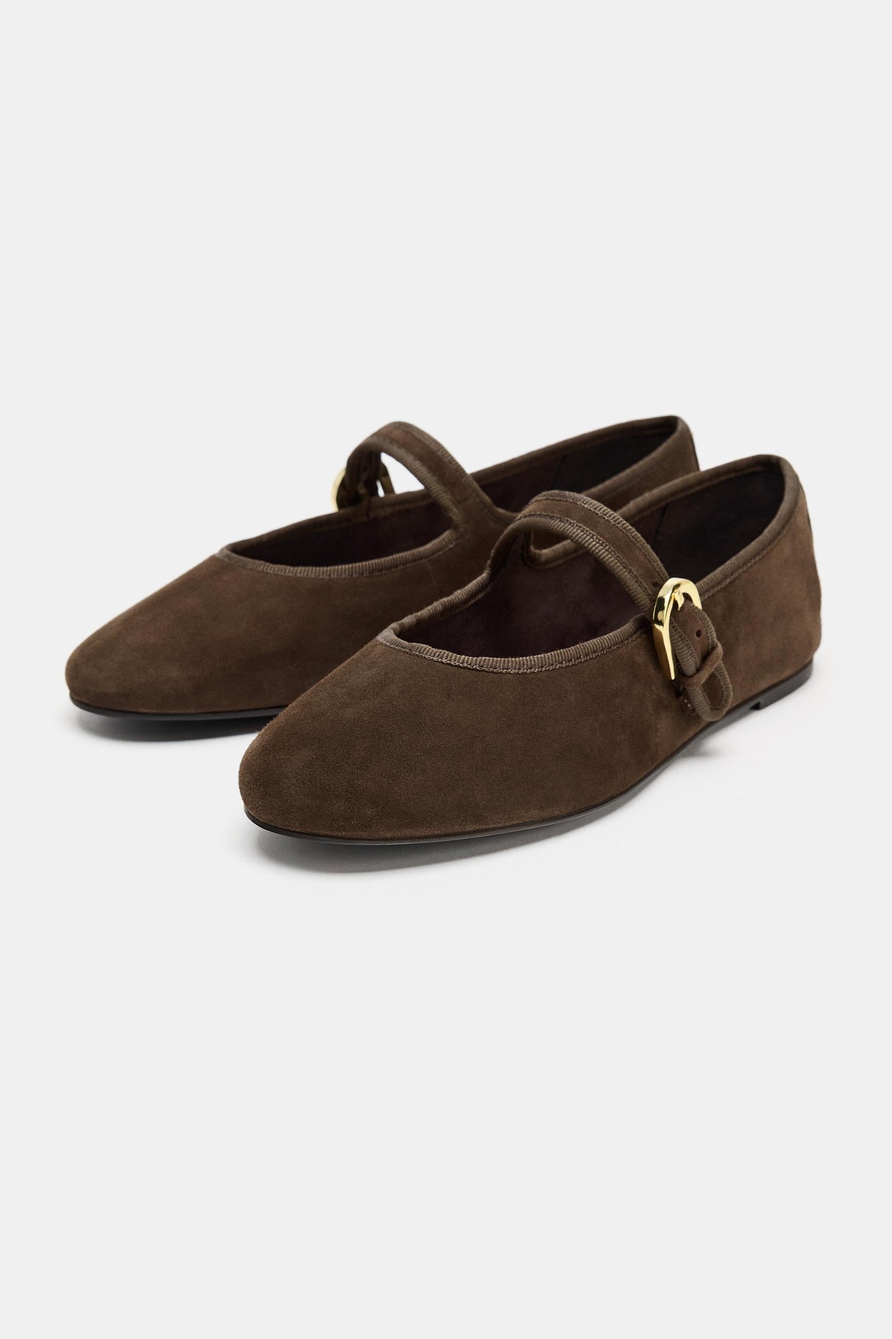 Wildleder-Ballerinas