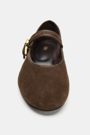 Wildleder-Ballerinas