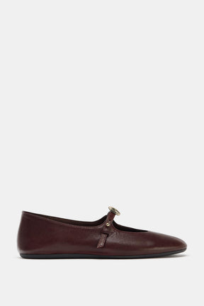 SOFT LEATHER BALLET FLATS