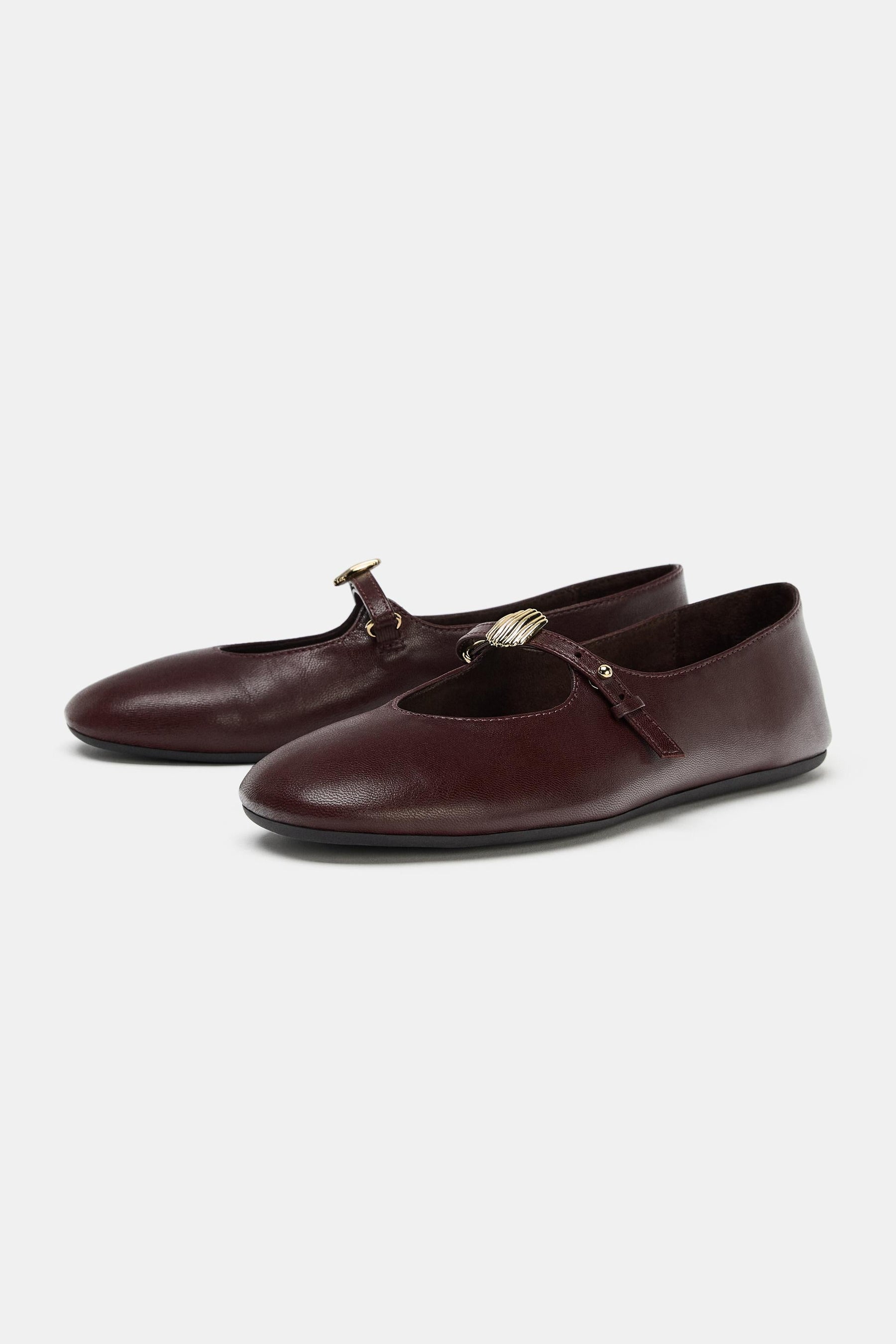 SOFT LEATHER BALLET FLATS