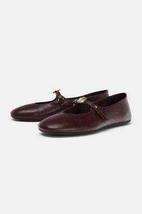 SOFT LEATHER BALLET FLATS