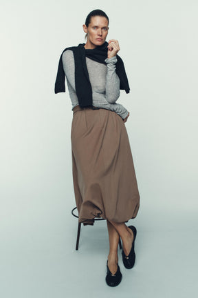 LEATHER BALLET FLATS