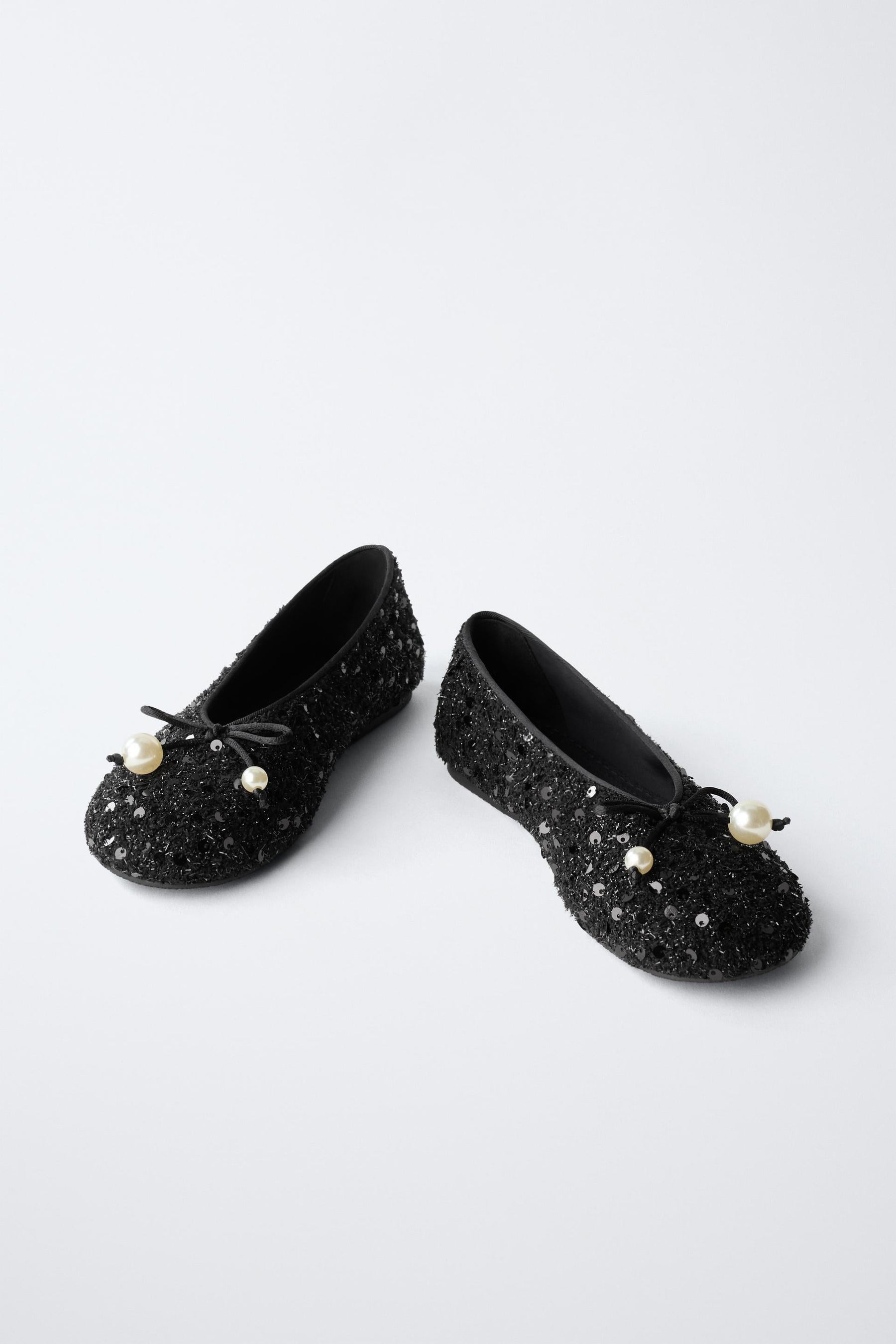 Faux Pearl Ballerina Shoes