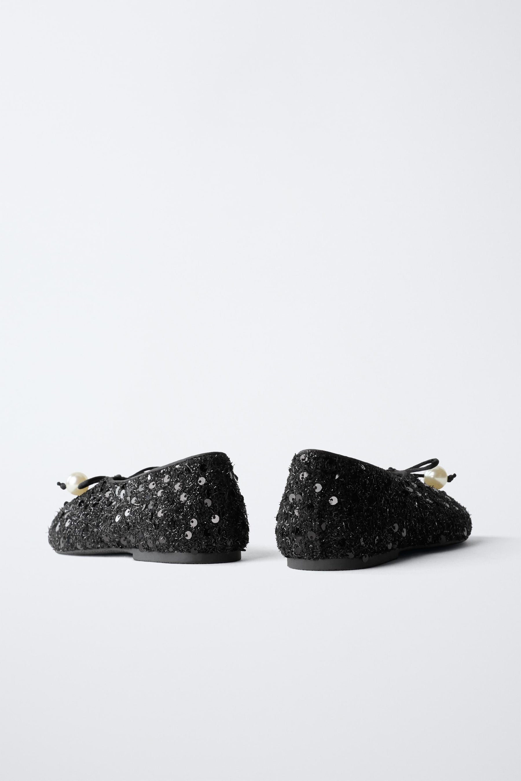 Faux Pearl Ballerina Shoes