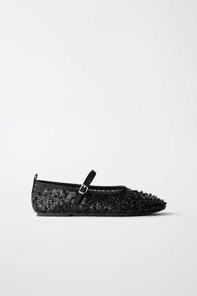 Pearl Detail Ballerinas
