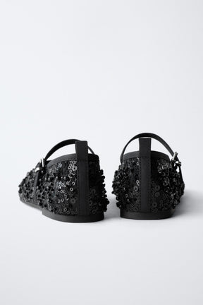 Pearl Detail Ballerinas