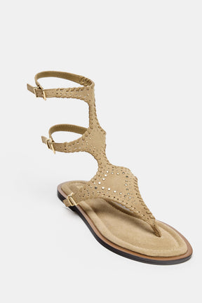 ANKLE STRAP SANDALS