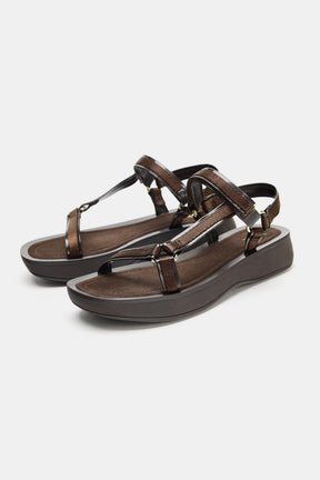 Riemchensandalen mit Klettverschluss