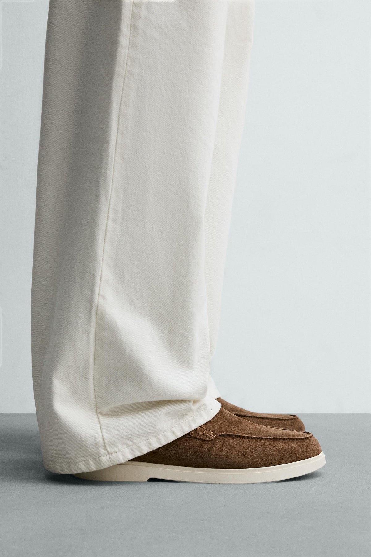 Lässige Ledermokassins