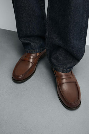 LEATHER PENNY LOAFERS - Image 3