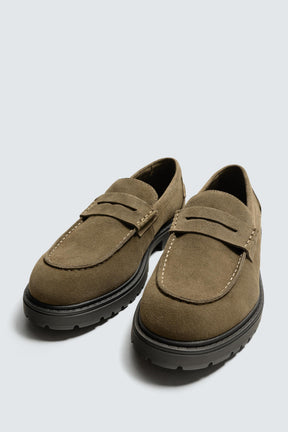 Leather Bar Moccasins