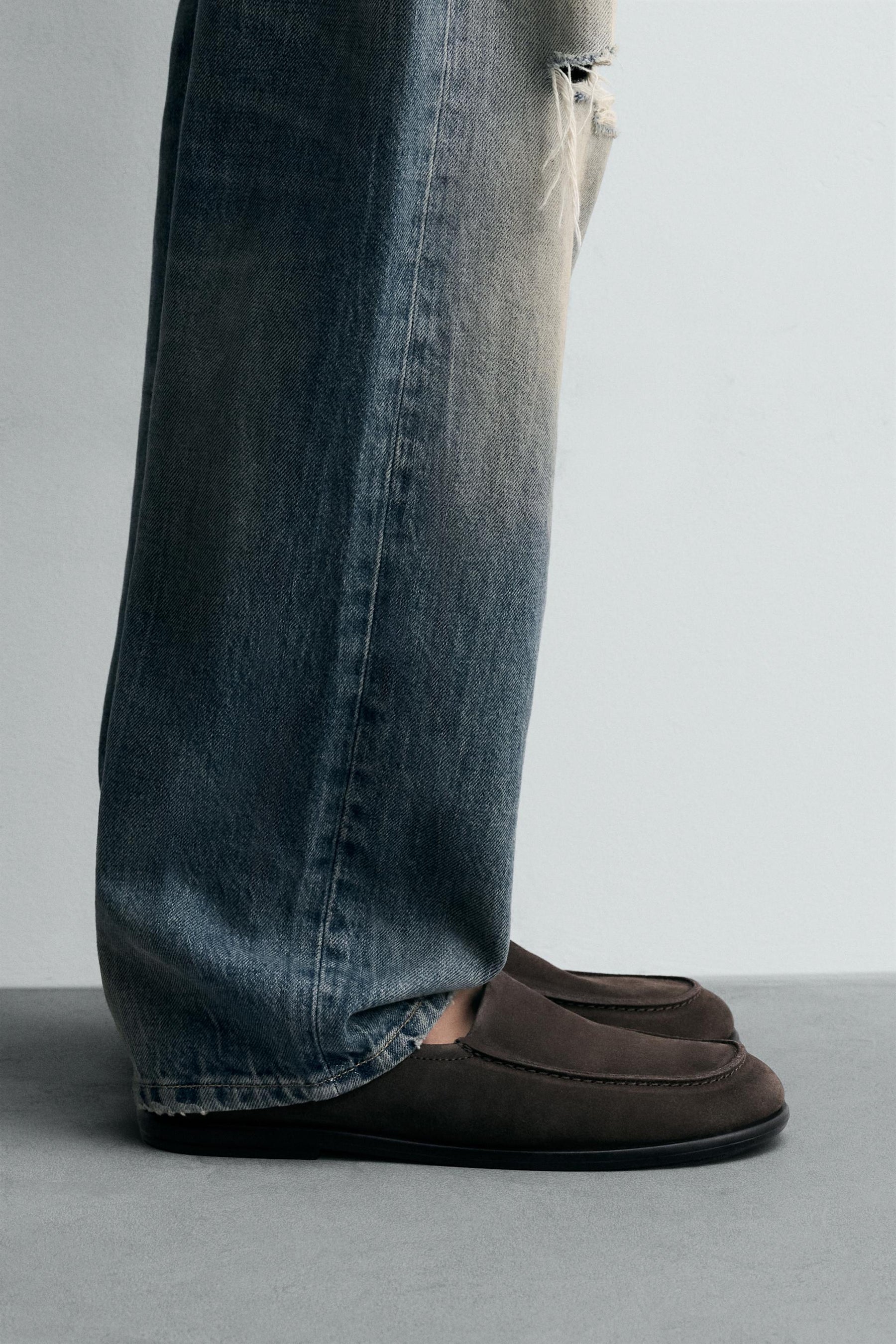 LEATHER LOAFERS - Image 1