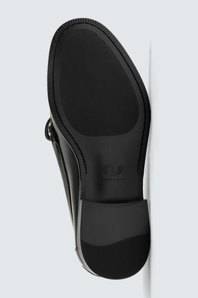 LEATHER BOW LOAFERS - Image 7