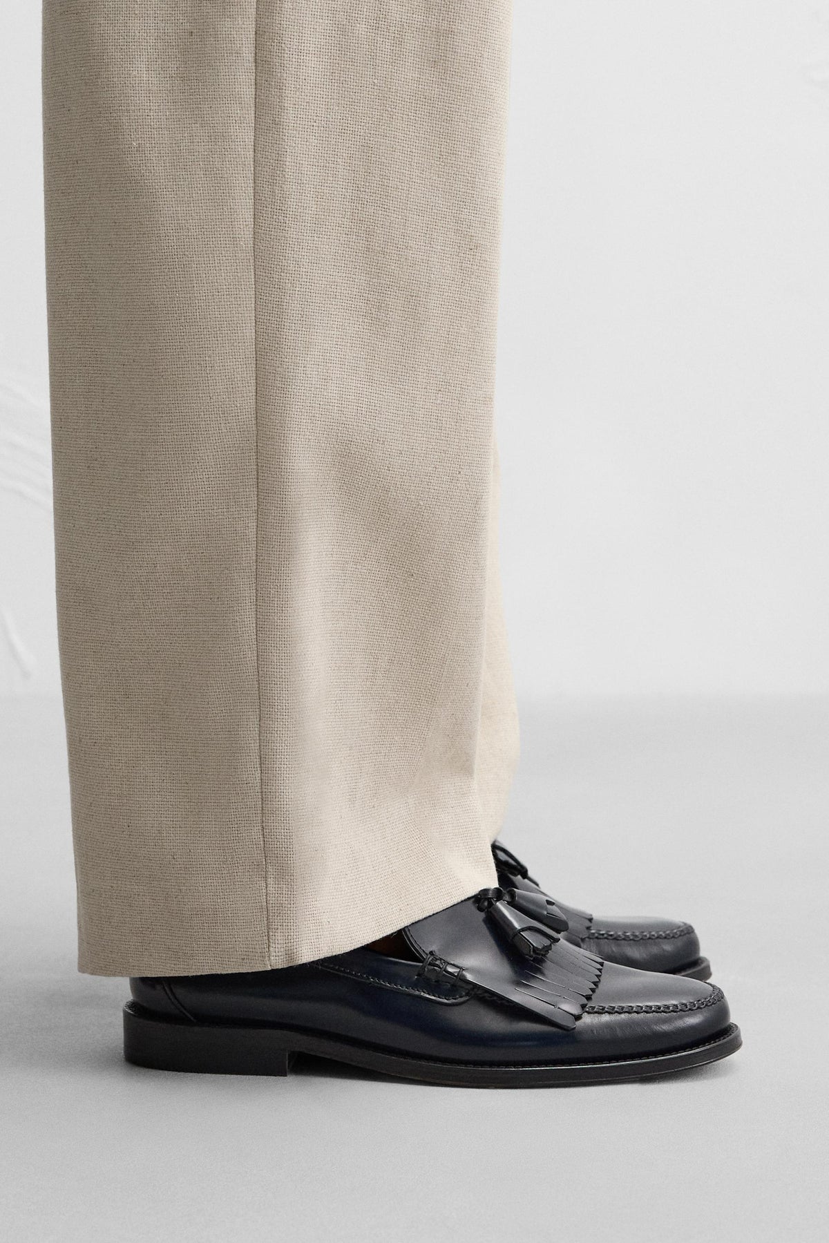 Herren-Ledermokassins