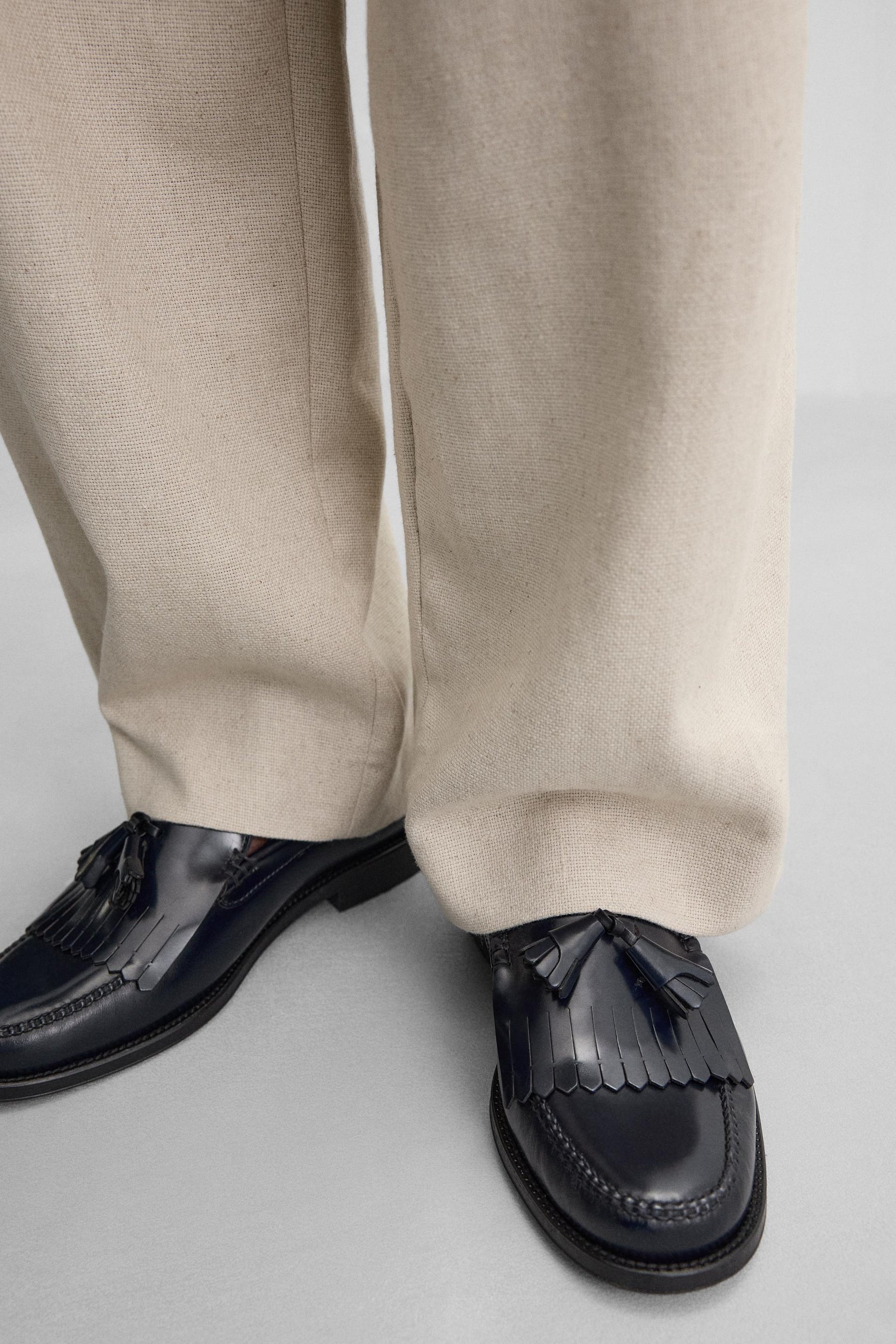 Herren-Ledermokassins