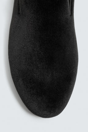 VELVET-EFFECT LOAFERS - Image 6